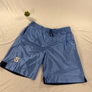 Vintage Jordan UNC North Carolina Baby Blue Basketball Shorts Size XXL Nike